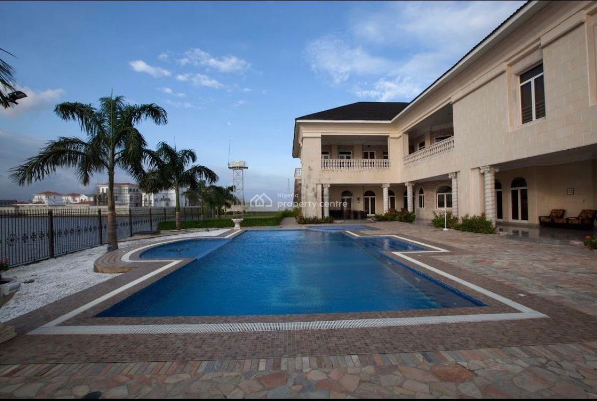 7 Bedroom Stand Alone Waterfront Mansion on Approximately 5,000 Sqm., Banana Island, Ikoyi, Lagos, Detached Duplex for Sale