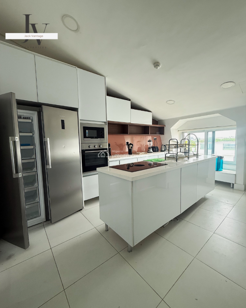 Luxury Penthouse Fully Furnished 3-bedroom Apartment, Banana Island, Ikoyi, Lagos, Flat / Apartment for Rent