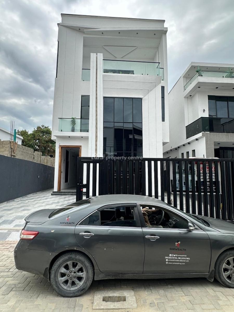 Contemporary 5 Bedroom Detached Duplex, Chevron, Lekki, Lagos, Detached Duplex for Sale