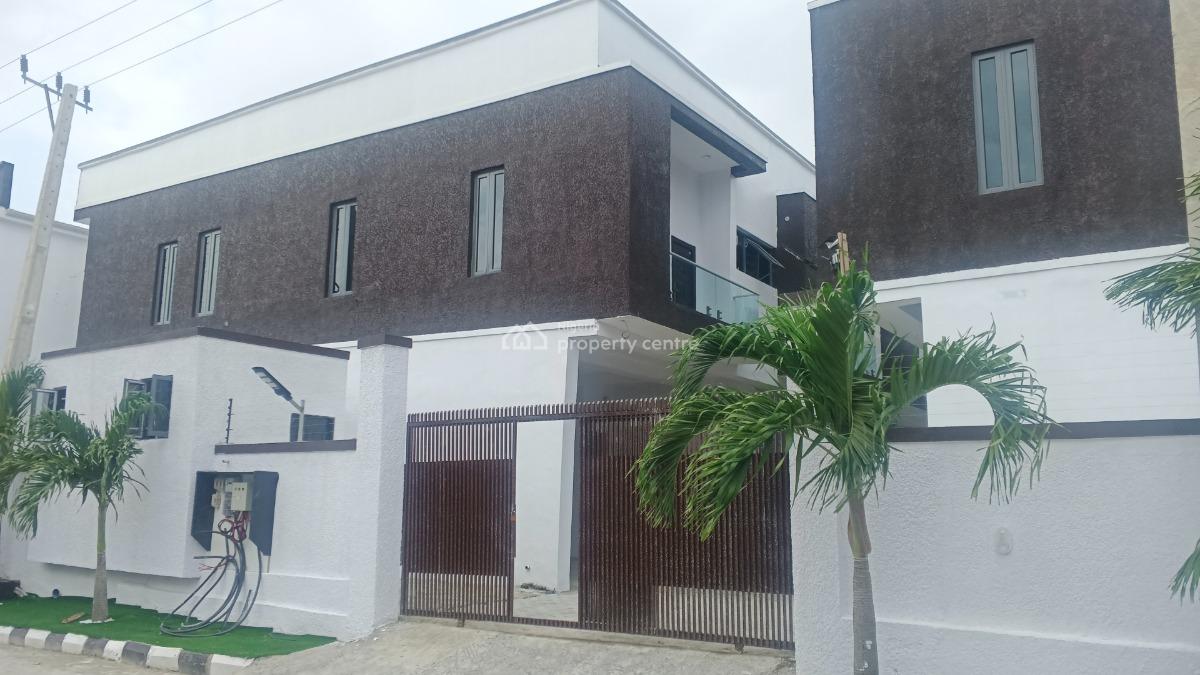 Newly Built 4 Bedrooms Terrace Duplex House, Behind Blenco Supermarket, Sangotedo, Ajah, Lagos, Terraced Duplex for Sale