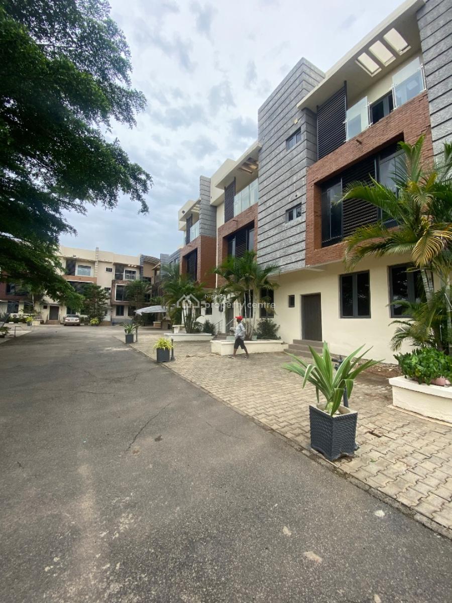 4 Bedroom Terrace Duplex, Guzape Main, Guzape District, Abuja, Flat / Apartment for Rent