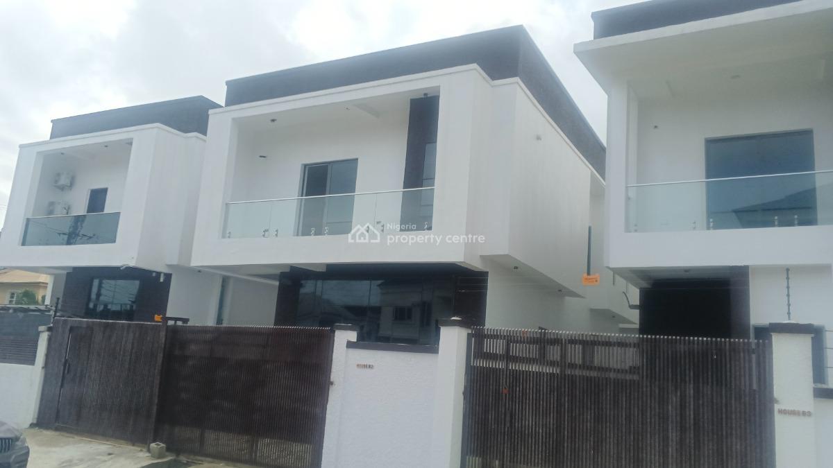 Newly Built 4 Bedrooms Detached Duplex with Boyz Quarter, Behind Blenco Supermarket, Sangotedo, Ajah, Lagos, Detached Duplex for Sale