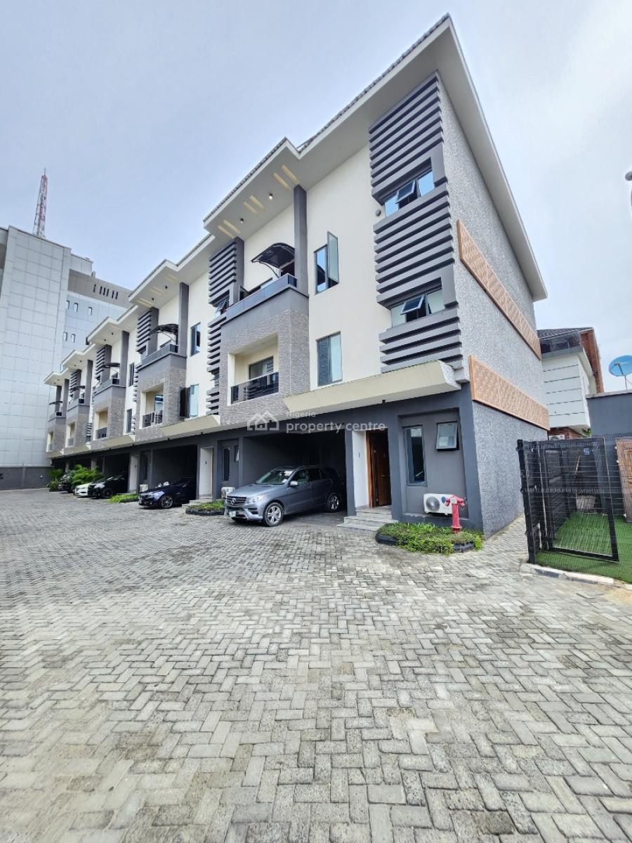 Serviced 4 Bedroom Terrace Duplex with Swimming Pool, Off Admiralty Way, Lekki Phase 1, Lekki, Lagos, Terraced Duplex for Rent