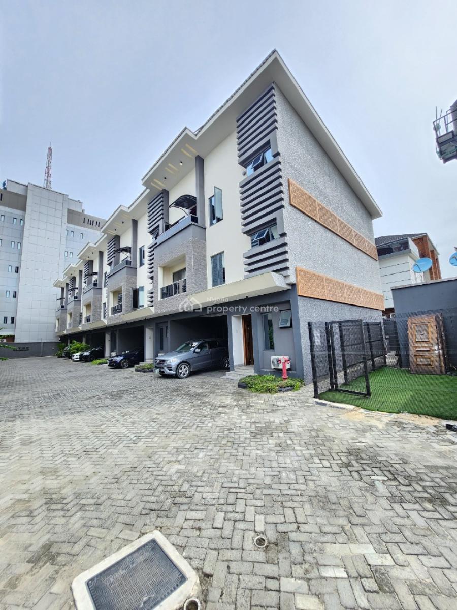 Serviced 4 Bedroom Terrace Duplex with Swimming Pool, Off Admiralty Way, Lekki Phase 1, Lekki, Lagos, Terraced Duplex for Rent