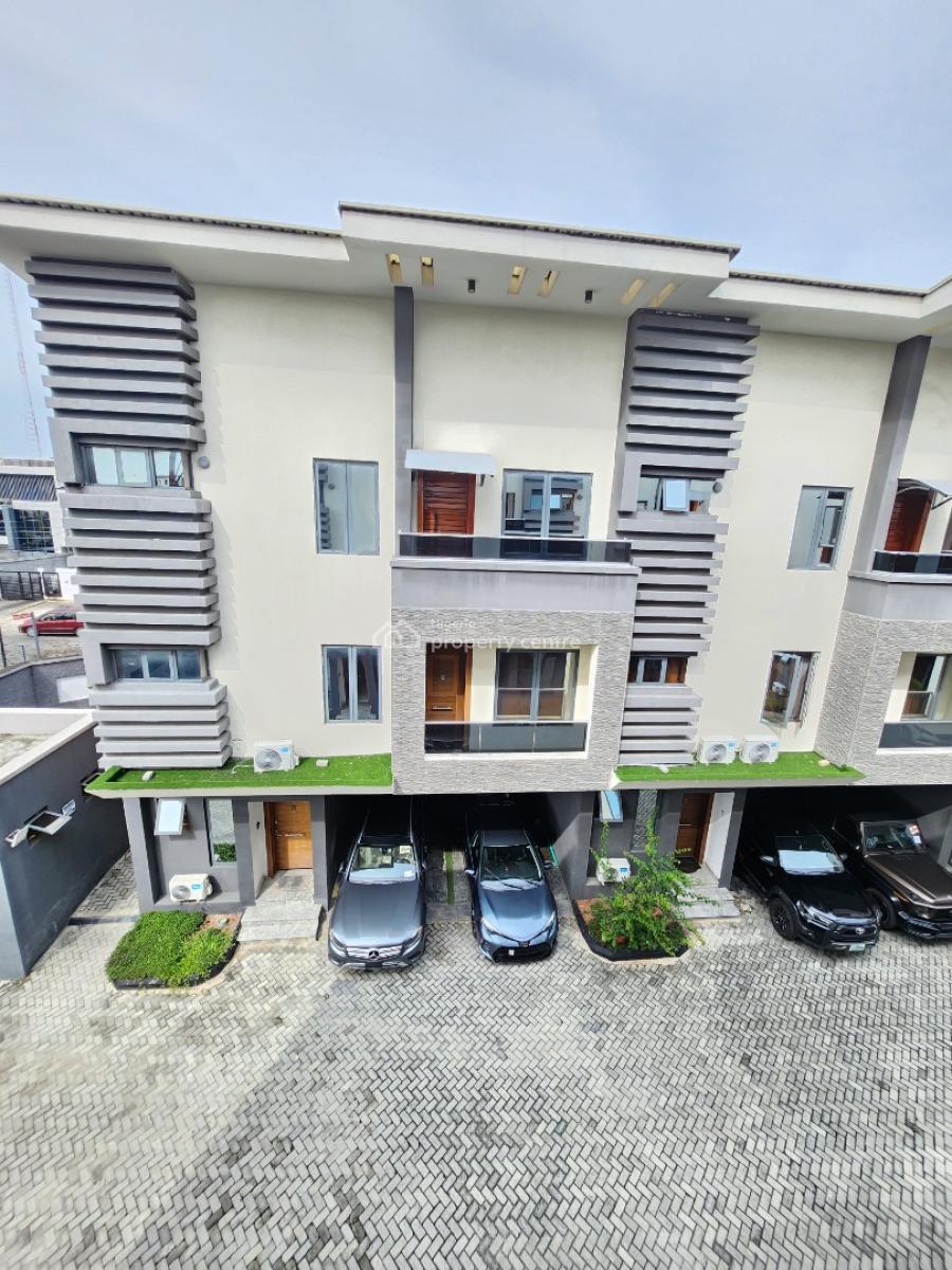 Serviced 4 Bedroom Terrace Duplex with Swimming Pool, Off Admiralty Way, Lekki Phase 1, Lekki, Lagos, Terraced Duplex for Rent