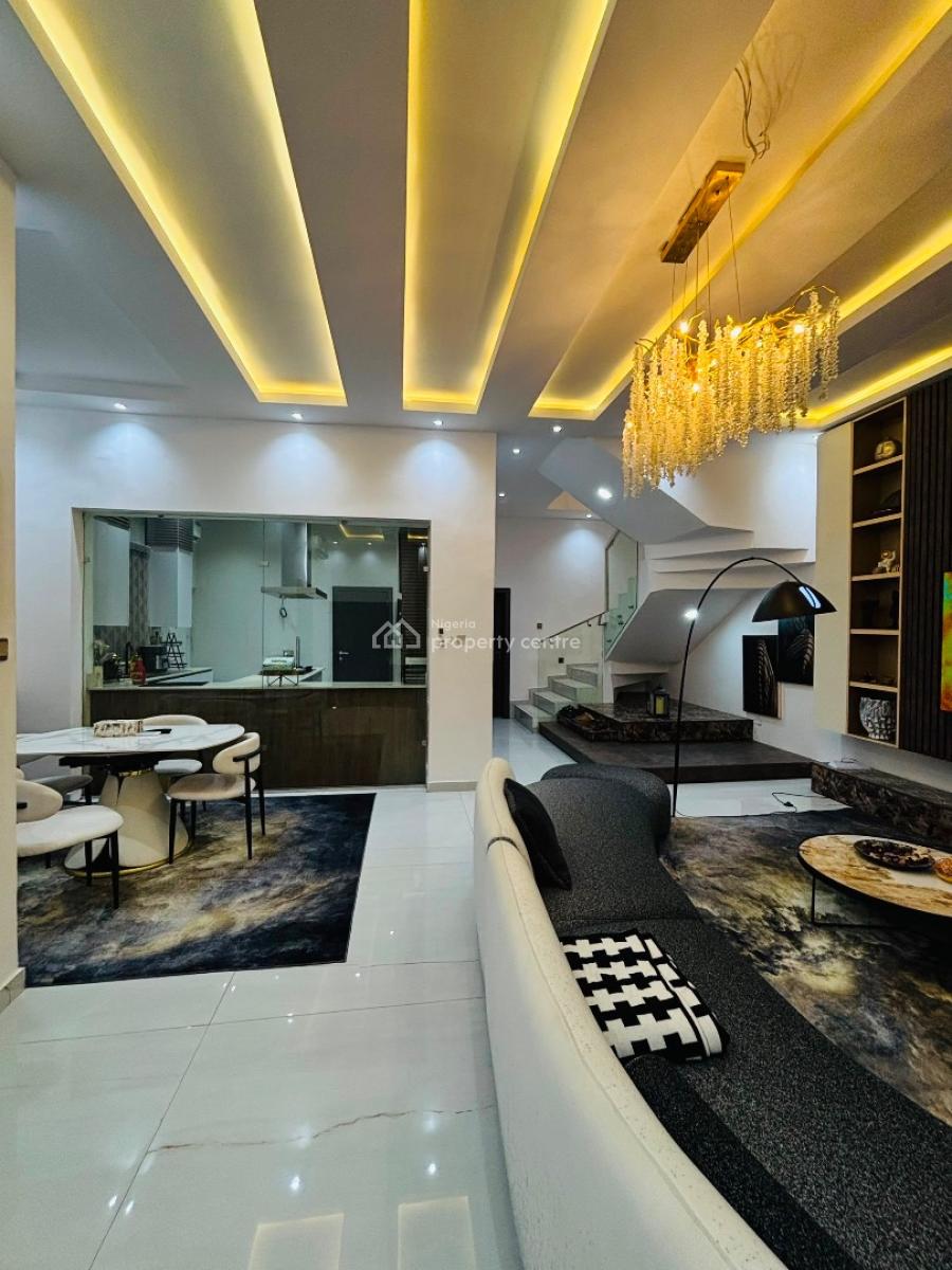 Fully Furnished 4 Bedroom Semi-detached Duplex, Chevron, Lekki, Lagos, Semi-detached Duplex for Sale