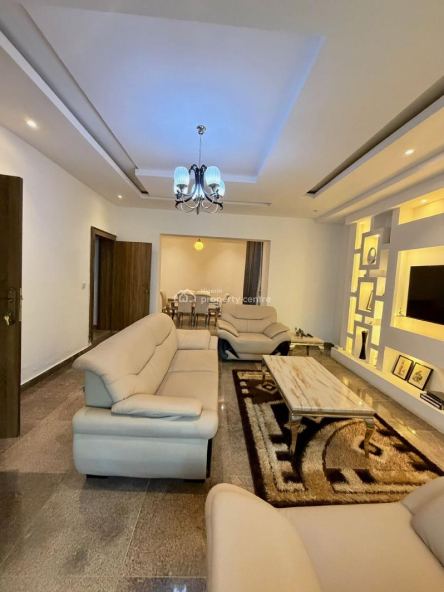 Furnished & Serviced 4-bedroom Terrace Duplex + Bq, Katampe Extension, Katampe, Abuja, Terraced Duplex for Rent