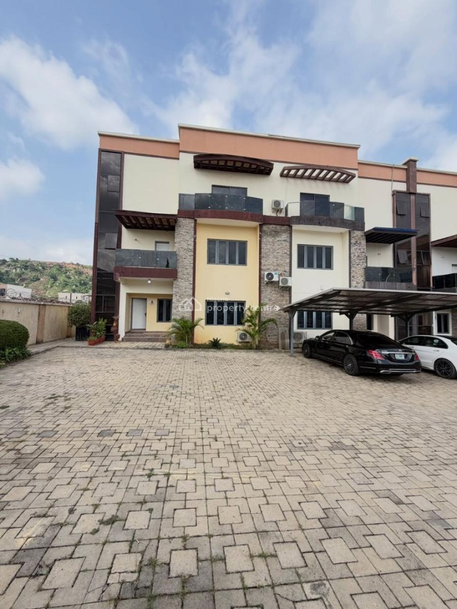 Furnished & Serviced 4-bedroom Terrace Duplex + Bq, Katampe Extension, Katampe, Abuja, Terraced Duplex for Rent