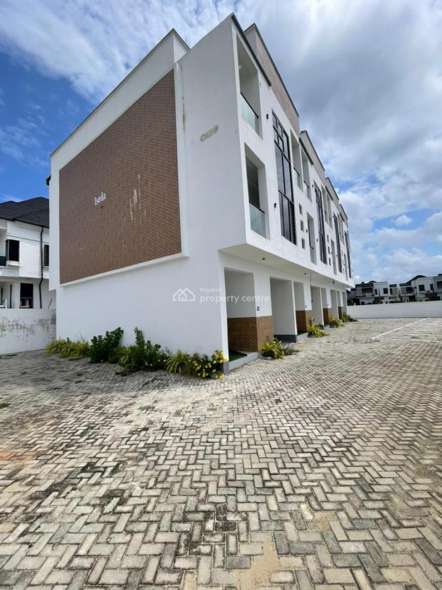 Elegant 4bedroom Terrace Duplex, Chevron, Lekki, Lagos, House for Sale