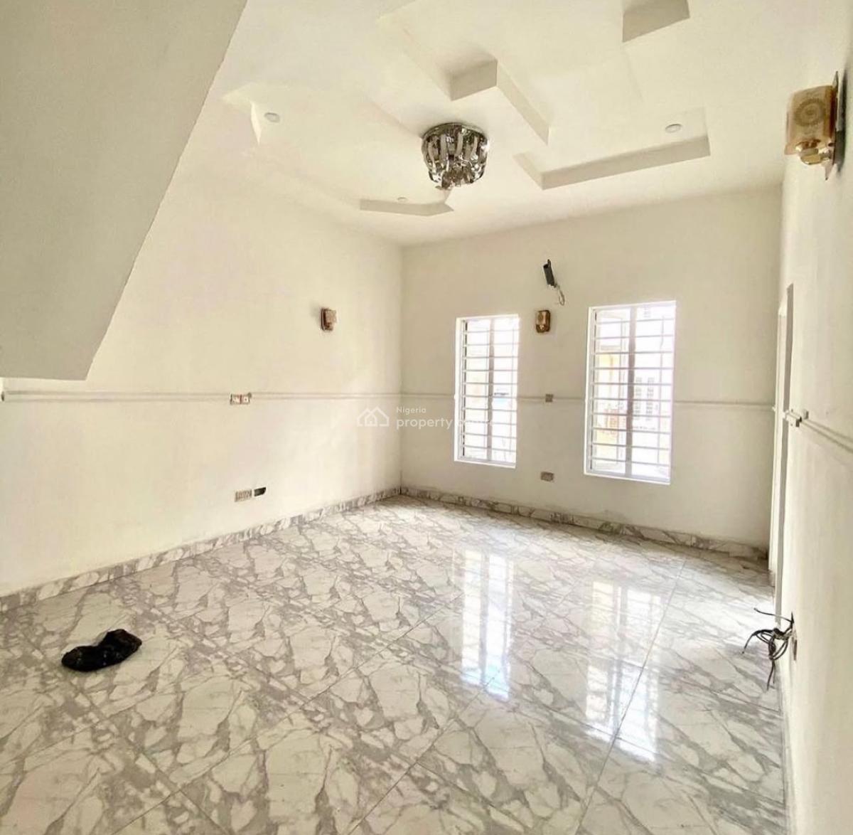 Spacious 4 Bedroom Semi Detached Duplex with Bq Inside a Mini Estate, Secure Estate at Ikota School, Ikota, Lekki, Lagos, Semi-detached Duplex for Rent