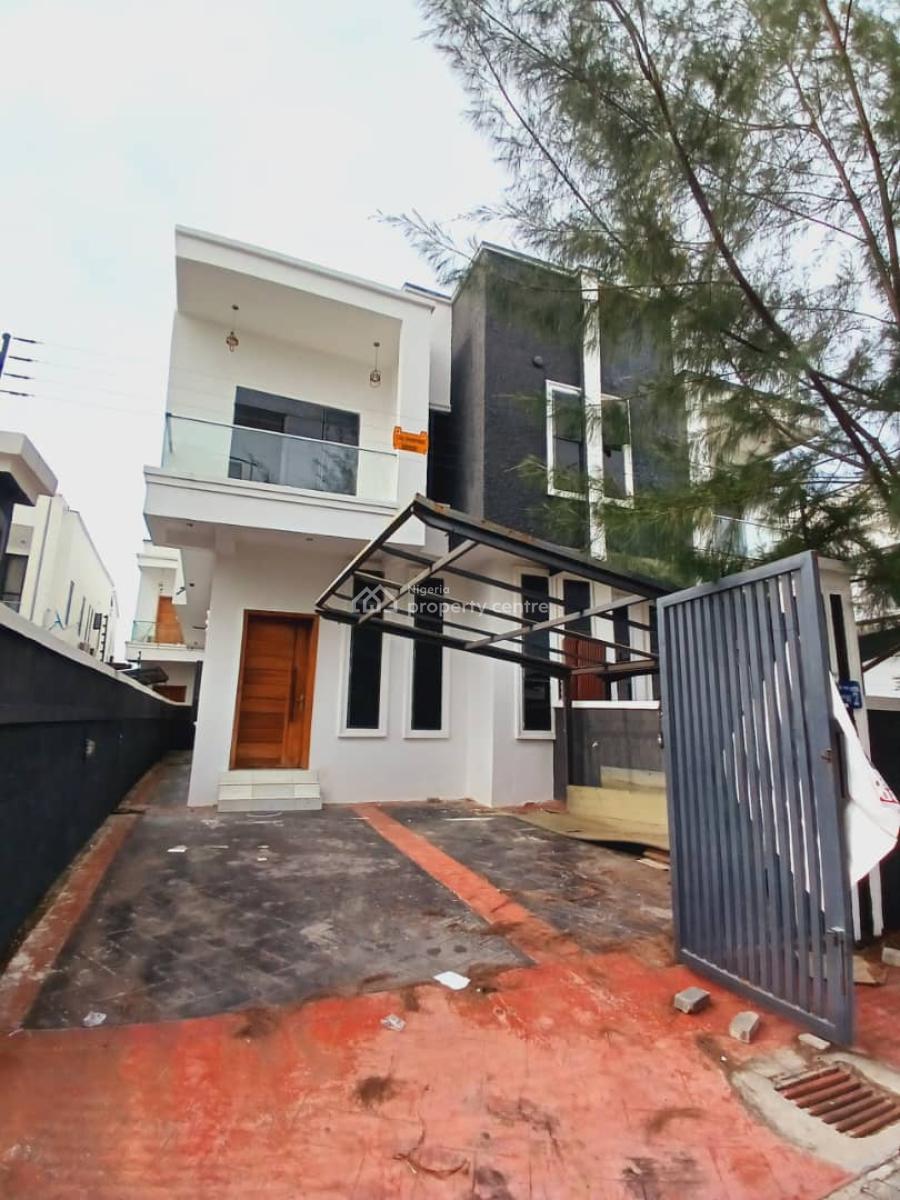 Renovated 4bedroom Semi Detached Duplex with a Room Bq Alone in a Comp, Ikota, Lekki, Lagos, Detached Duplex for Rent