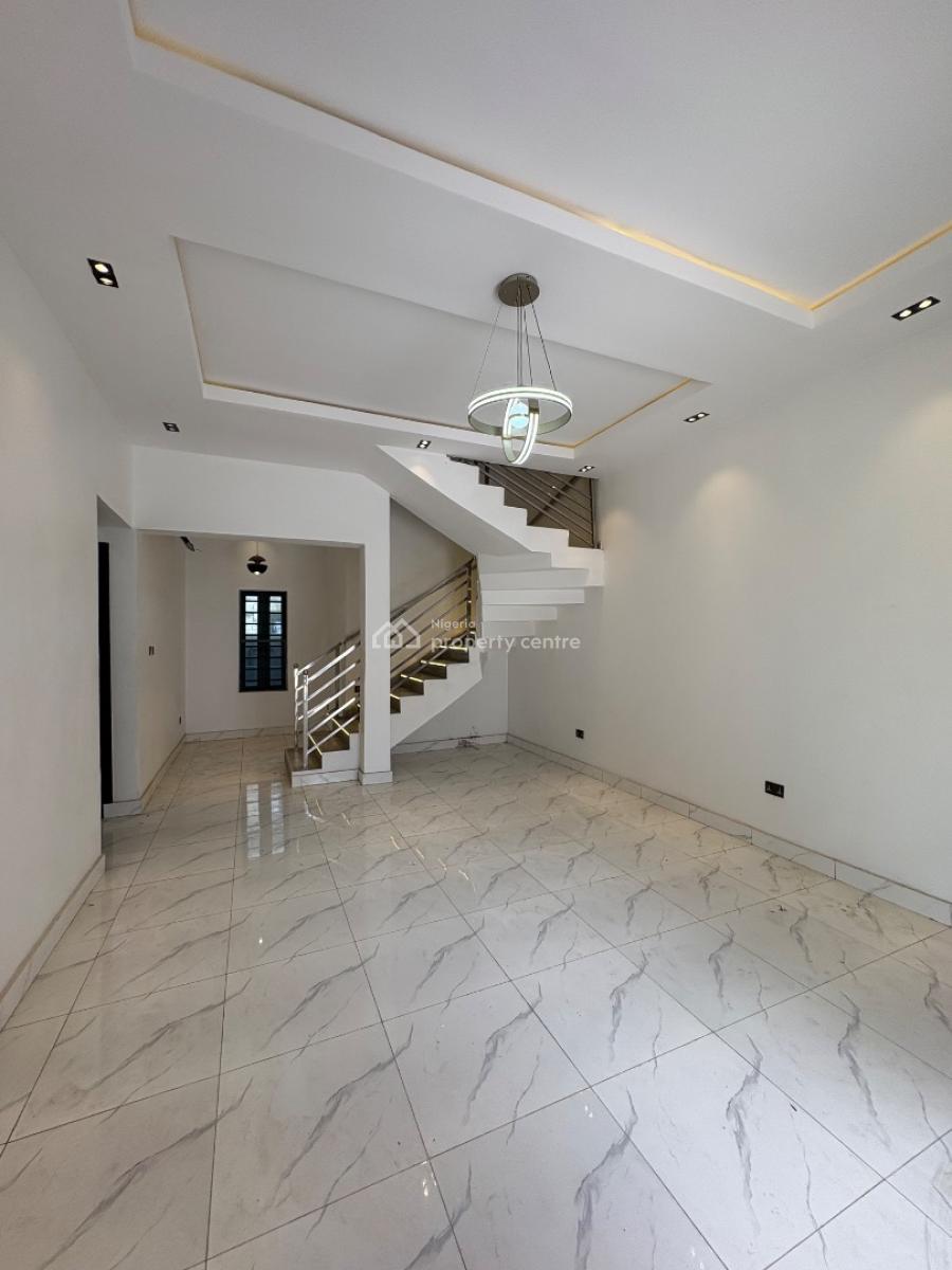 Brand New 4 Bedroom Terrace Duplex with 2 Balconys in a Secured Estate, Blenco/skymall Axis, Sangotedo, Ajah, Lagos, Terraced Duplex for Rent