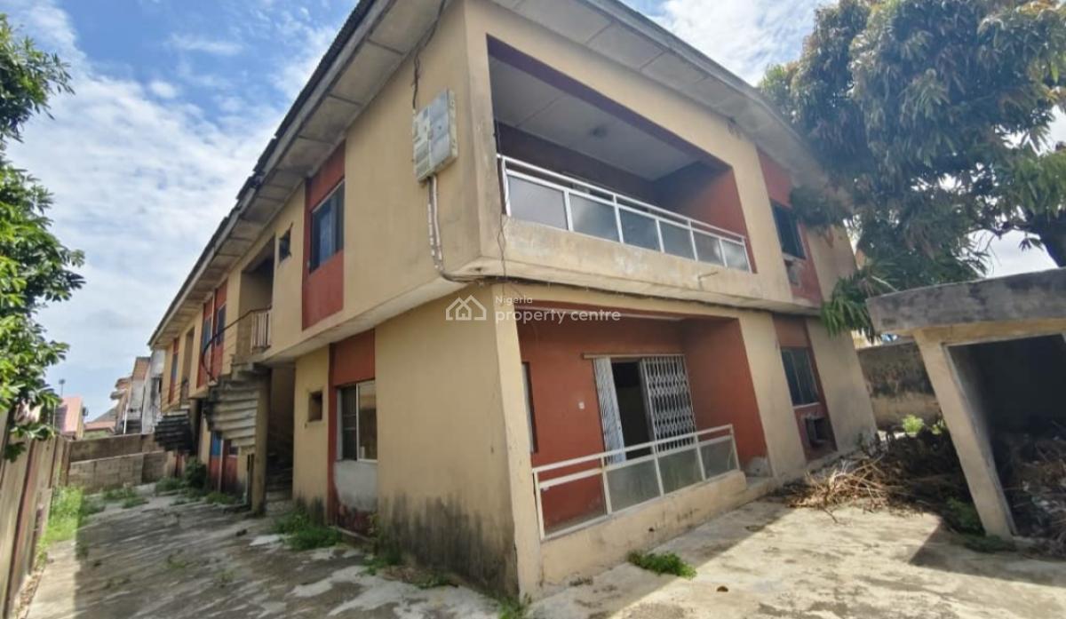 Vacant Solidly Built Block of 4units of 3-bedroom Flats, Ago, Okota, Isolo, Lagos, Block of Flats for Sale