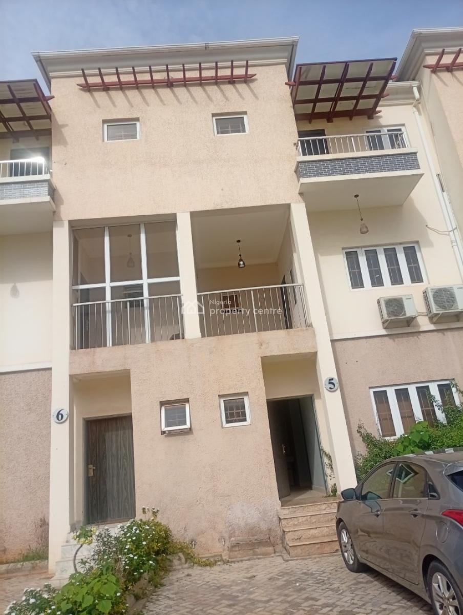 Tastefully Finished 4 Bedroom Terraced Duplex with a Bq, Guzape District, Abuja, Terraced Duplex for Sale