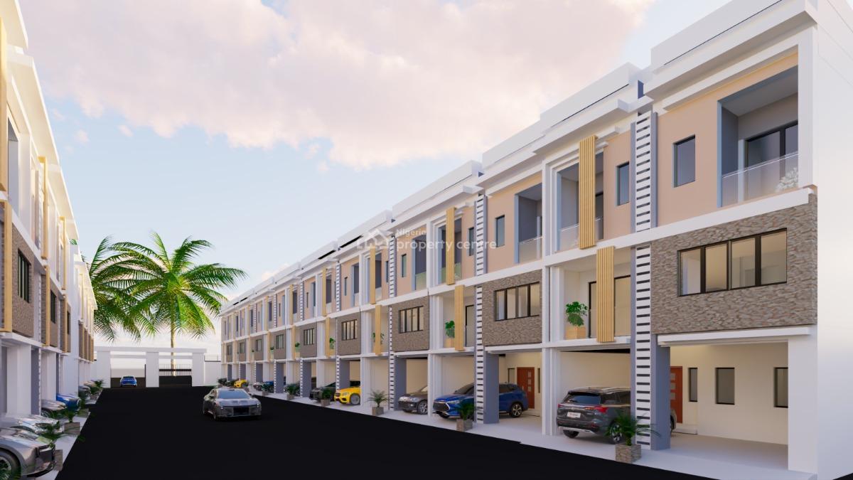 Luxury 4 Bedroom Terrace Duplex with Bq, Awoyaya Ibeju, Awoyaya, Ibeju Lekki, Lagos, Terraced Duplex for Sale