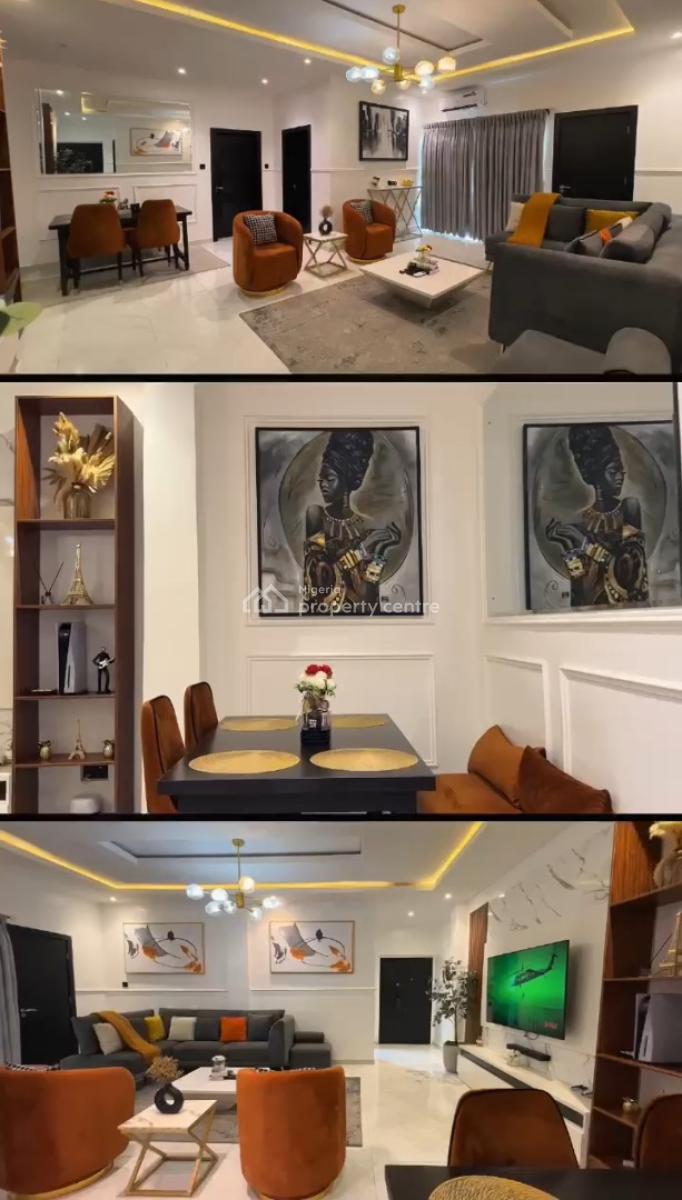 Smart Luxury Two Bedroom Apartment with   Swimming Pool and  Ps5, Lekki Phase 1, Lekki, Lagos, Flat / Apartment Short Let