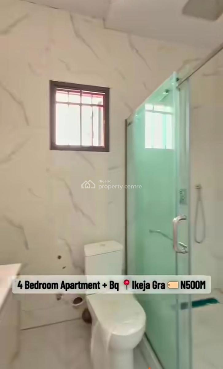 4 Bedroom Apartment with a Bq, Gym, Communal Pool and Elevator, Ikeja Gra, Ikeja, Lagos, Flat / Apartment for Sale