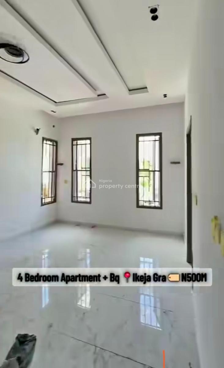 4 Bedroom Apartment with a Bq, Gym, Communal Pool and Elevator, Ikeja Gra, Ikeja, Lagos, Flat / Apartment for Sale