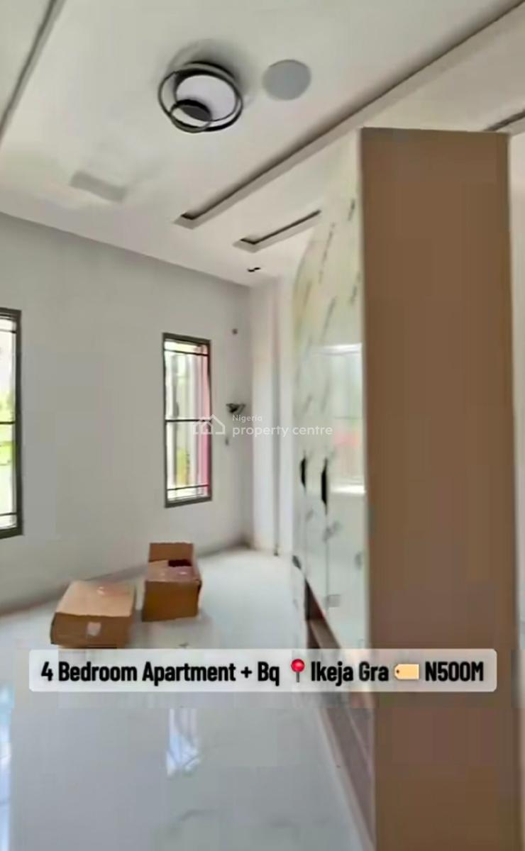 4 Bedroom Apartment with a Bq, Gym, Communal Pool and Elevator, Ikeja Gra, Ikeja, Lagos, Flat / Apartment for Sale