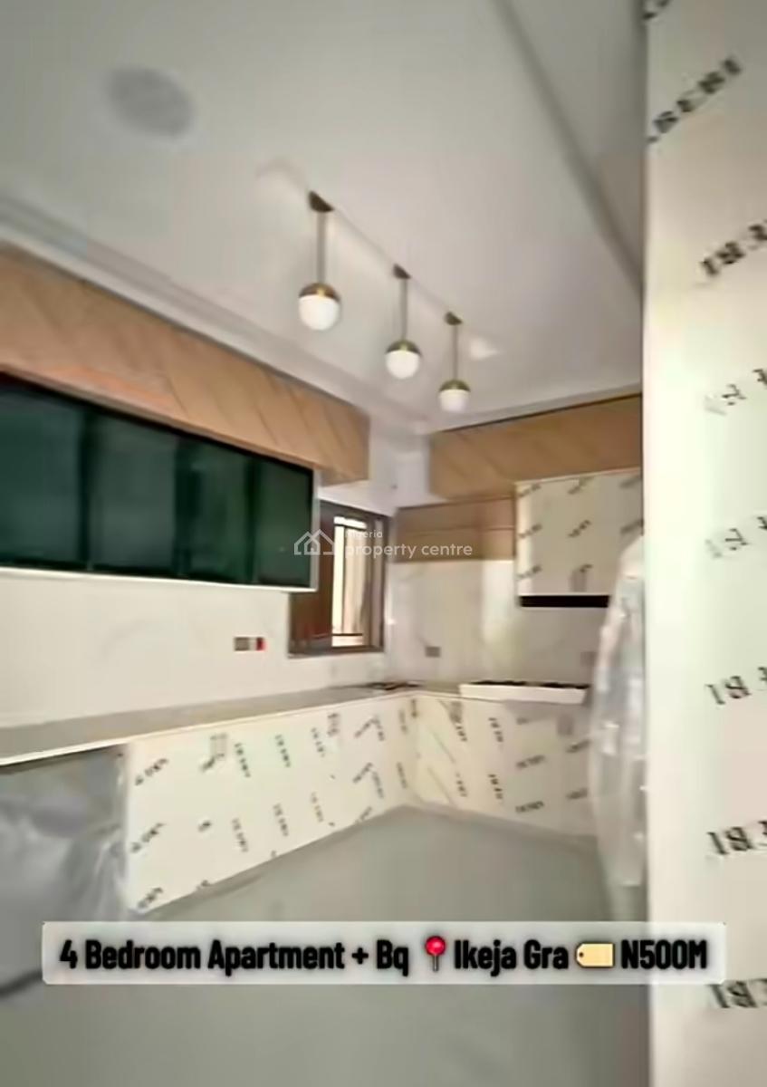 4 Bedroom Apartment with a Bq, Gym, Communal Pool and Elevator, Ikeja Gra, Ikeja, Lagos, Flat / Apartment for Sale