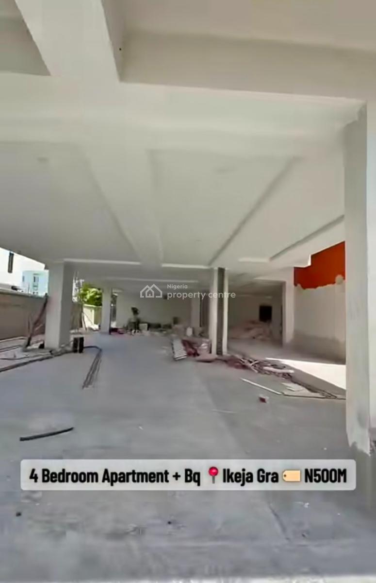 4 Bedroom Apartment with a Bq, Gym, Communal Pool and Elevator, Ikeja Gra, Ikeja, Lagos, Flat / Apartment for Sale