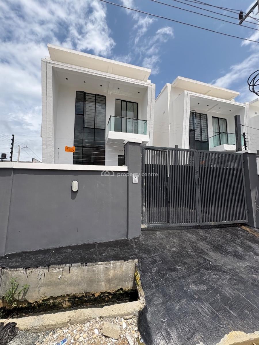 Brand New 4 Bedroom Home + Bq in a Self Compound & Secured Estate, Sangotedo, Ajah, Lagos, Detached Duplex for Rent