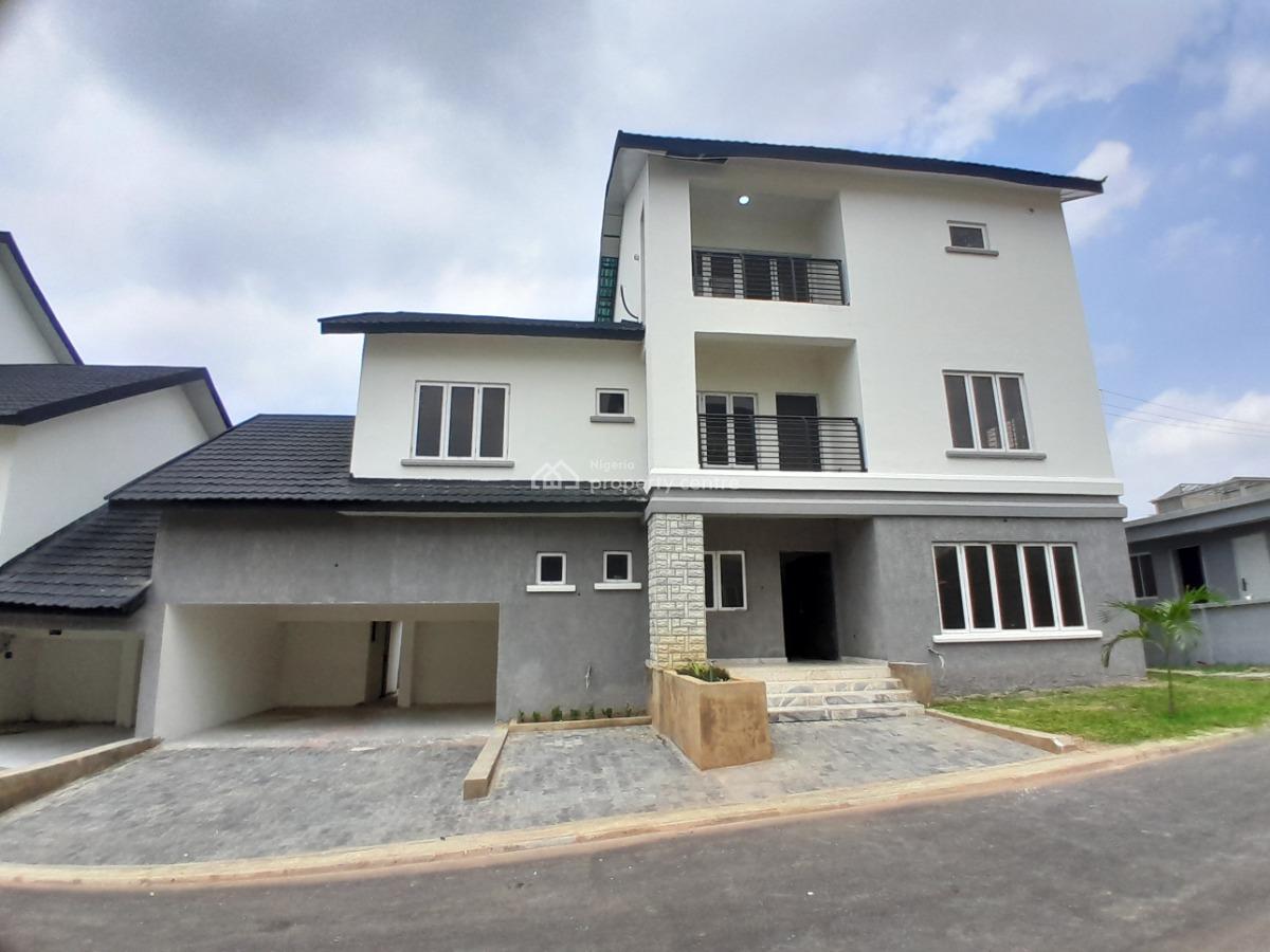 Newly Built 5-bedroom Terrace Duplex with Bq -- Asokoro Main, Abuja, Asokoro District, Abuja, Terraced Duplex for Sale