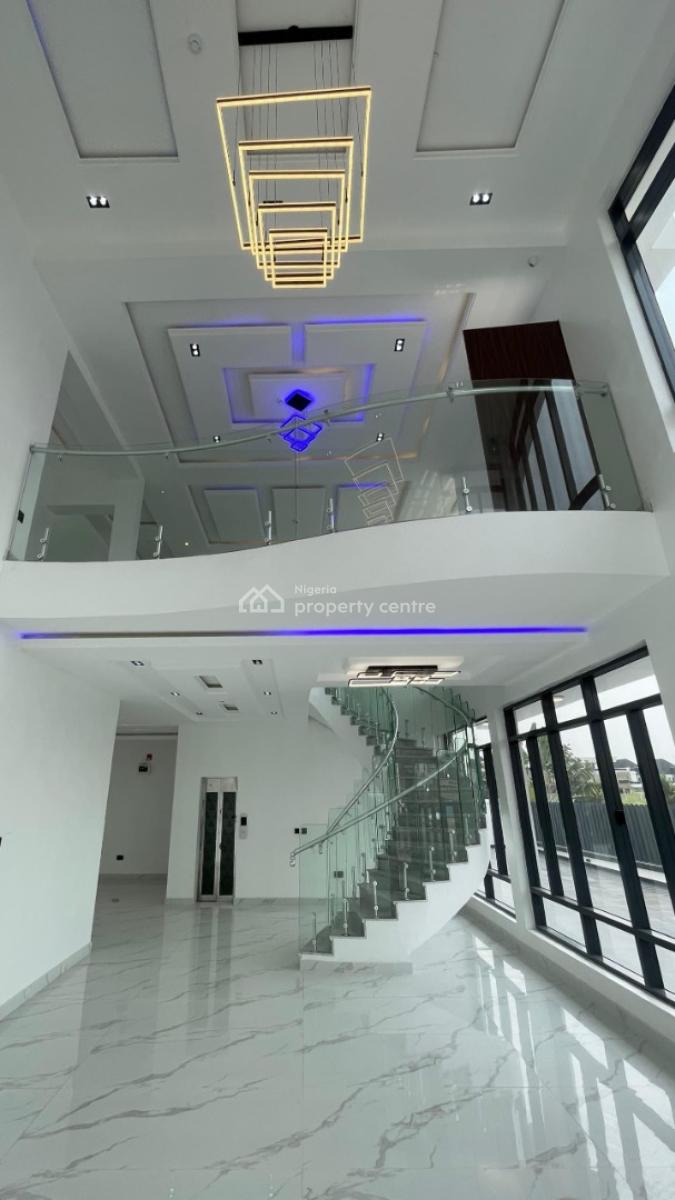Fully Detached 5 Bedroom Luxury Mega Mansion  with Bq, Pinnock Beach, Osapa, Lekki, Lagos, Detached Duplex for Sale