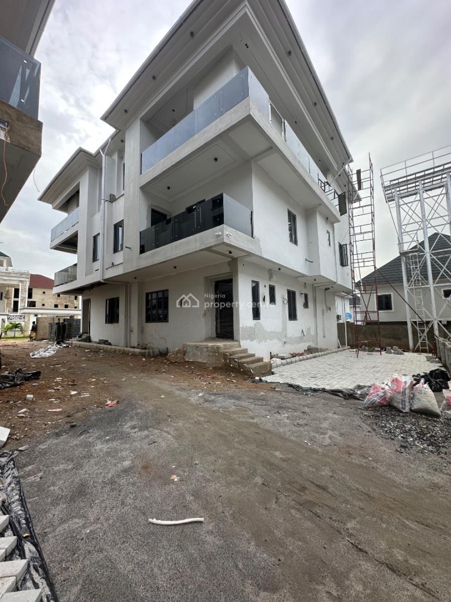 Well Designed 4 Bedroom Semi-detached Duplex with Bq, Wuye, Abuja, Semi-detached Duplex for Sale