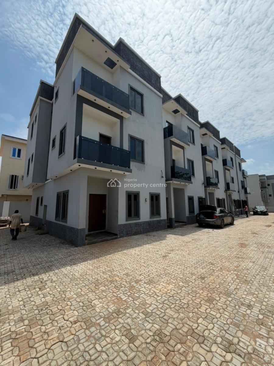 Luxury 4 Bedroom Terrace Apartment with Bq, Gaduwa, Abuja, Terraced Duplex for Sale