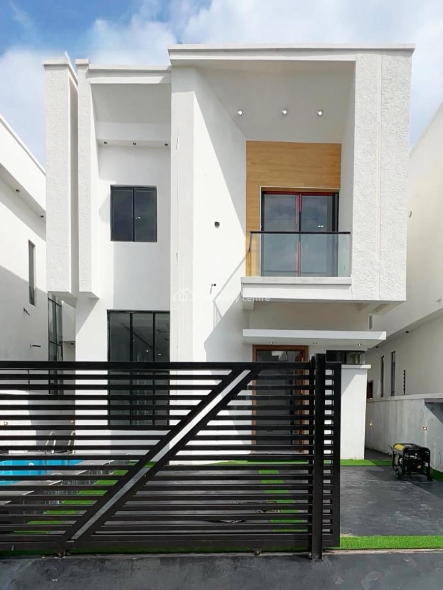 Luxury 4 Bedroom with Pool and Bq, Chevron Estate Lekki, Lekki, Lagos, Detached Duplex for Sale