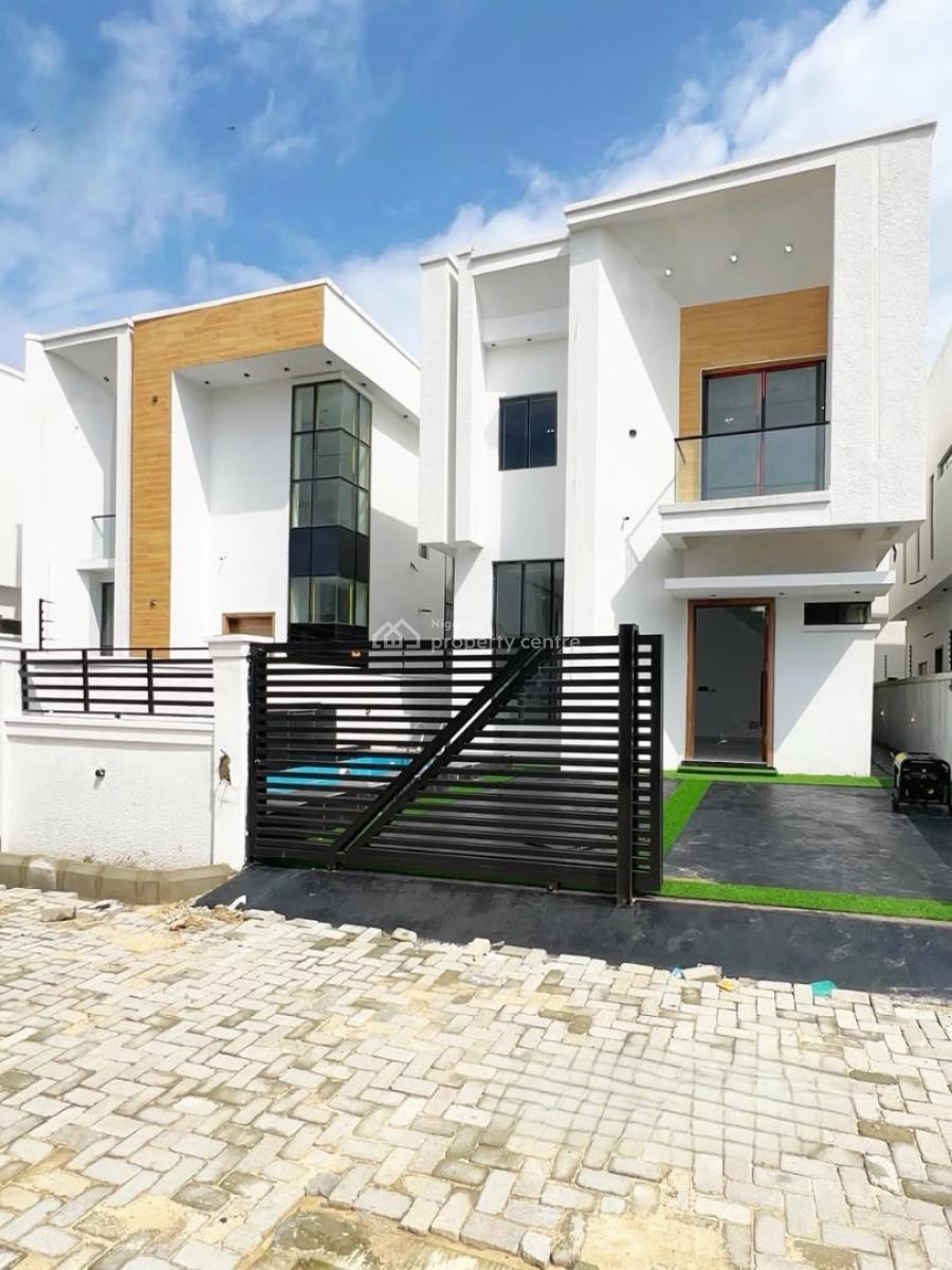 Luxury 4 Bedroom with Pool and Bq, Chevron Estate Lekki, Lekki, Lagos, Detached Duplex for Sale