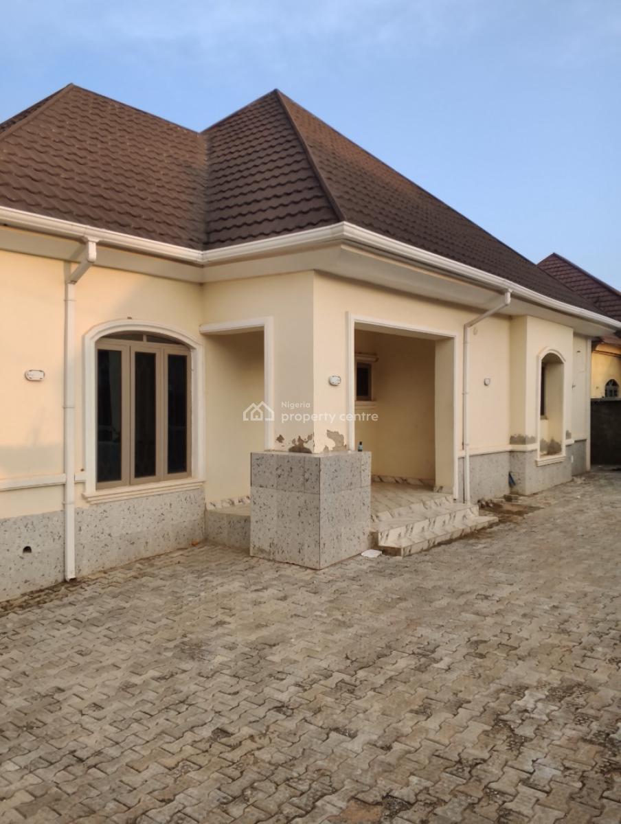 3 Bedroom Fully Detached Bungalow with 2 Self Contain & Security House, Pyakasa, Lugbe District, Abuja, Detached Bungalow for Rent