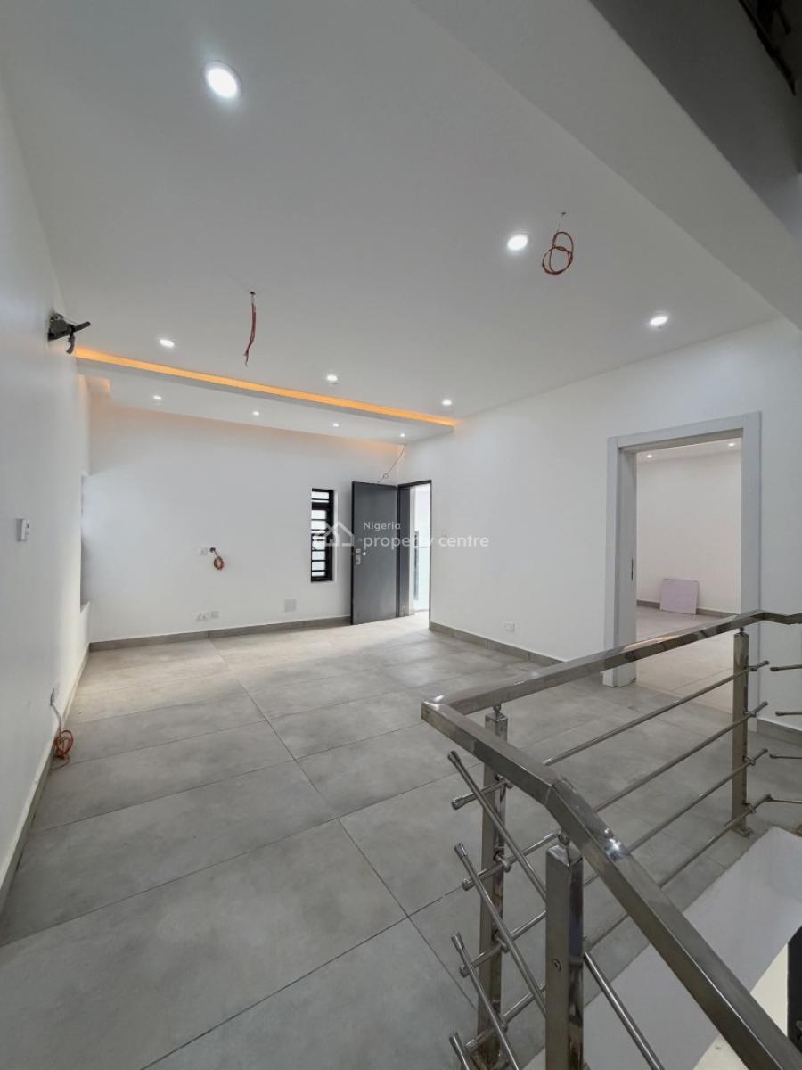 Newly Built 4 Bedroom Terrace Duplex with Private Compound and Room Bq, Guzape District, Abuja, Terraced Duplex for Rent