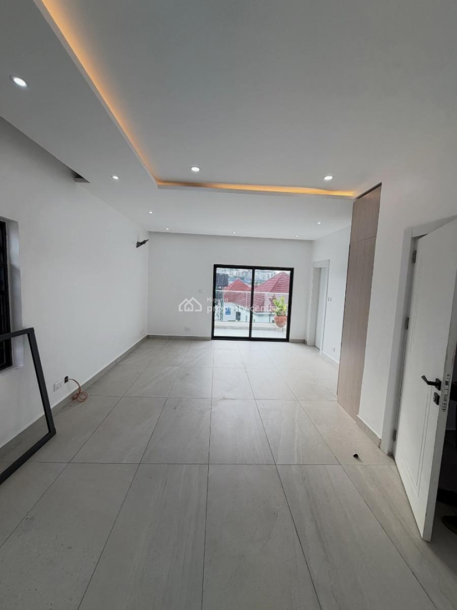 Newly Built 4 Bedroom Terrace Duplex with Private Compound and Room Bq, Guzape District, Abuja, Terraced Duplex for Rent