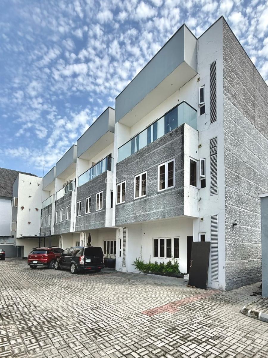 Very Neat 4 Bedroom Terrace Duplex with Bq, Ikate, Lekki, Lagos, Terraced Duplex for Rent