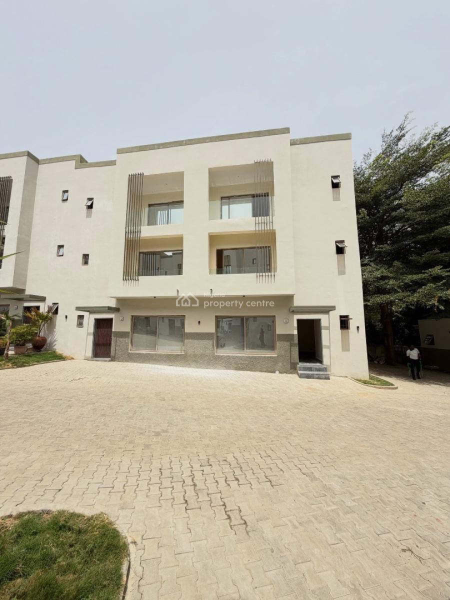 Newly Built 4 Bedrooms Terraced Duplex with a Bq with Central Gen, Maitama District, Abuja, Terraced Duplex for Rent