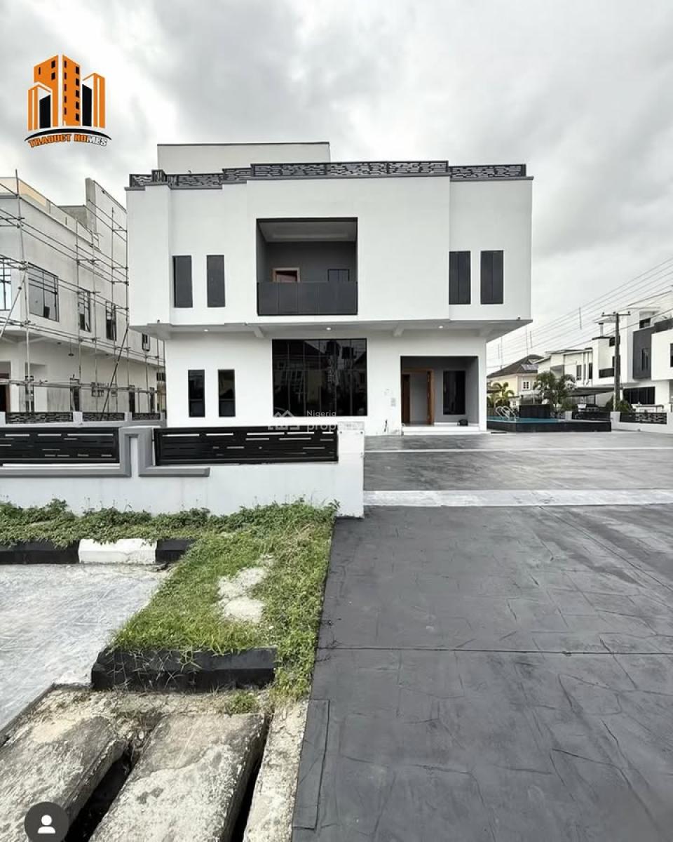 5 Bedroom Fully Detached Duplex with Swimming Pool and Cinema, Osapa, Lekki, Lagos, Detached Duplex for Sale