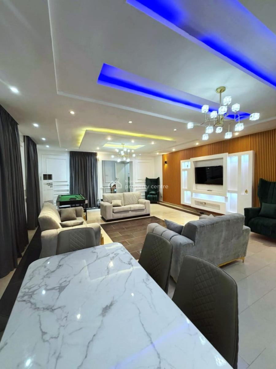 4 Bedroom Fully Furnished Semi-detached Duplex, Osapa, Lekki, Lagos, Semi-detached Duplex for Rent