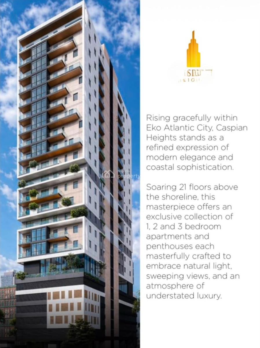 1 Bed Apartments From $250,000 ️ 2 Bed Apartment - $487,000 ️ 2 Bed, 2 Bed Maisonettes From $504,000 ✔️ 3 Bed Apartment - $546,000, Eko Atlantic City, Lagos, Block of Flats for Sale