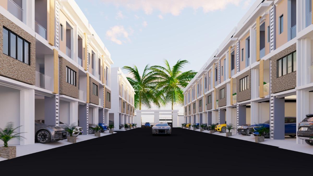 Luxury 4 Bedroom Terrace with Bq & Governors Consent, Province Court,, Awoyaya, Ibeju Lekki, Lagos, Terraced Duplex for Sale