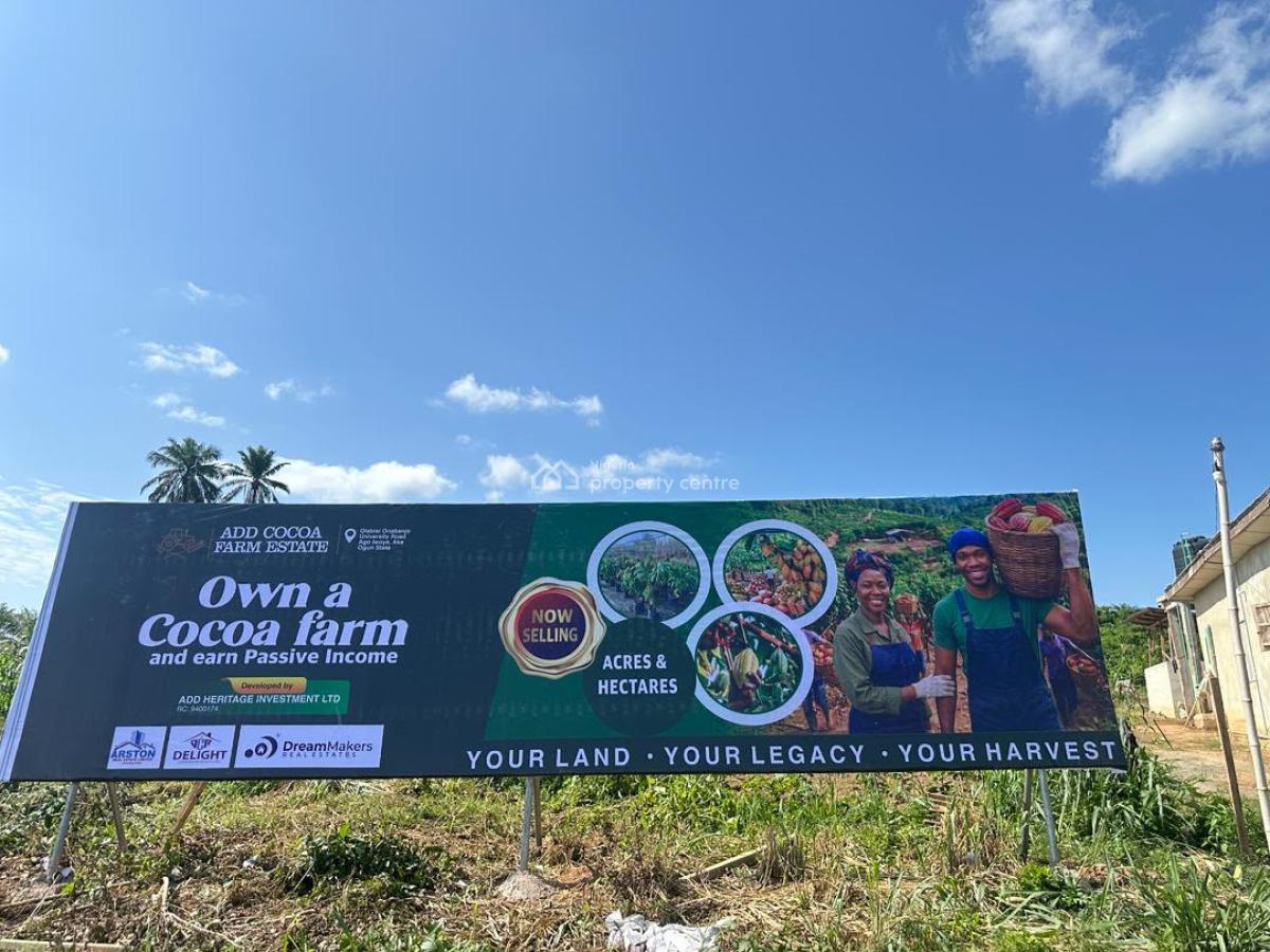 Investors Delight! Add Farm Estate. Cocoa Plantation., Oou Road Ago Iwoye, Ake, Ijebu North, Ogun, Mixed-use Land for Sale