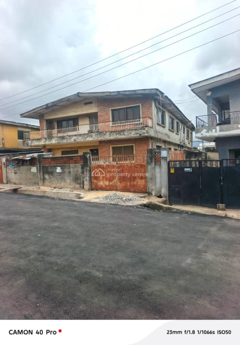 Two Storey Building on Full Plot of Land, Cement, Mangoro, Ikeja, Lagos, Commercial Property for Sale