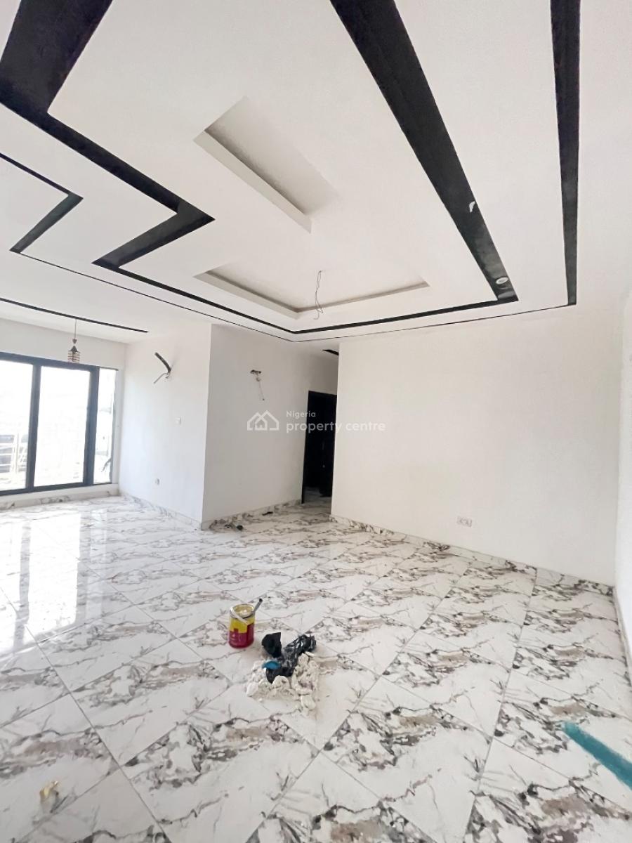 Luxury 3 Bedroom Apartment Upstairs, Sangotedo, Ajah, Lagos, Flat / Apartment for Rent