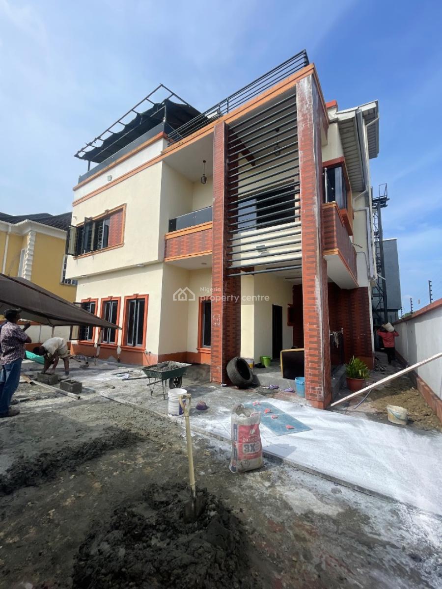 Luxury 5 Bedroom Detached Duplex with Bq, Penthouse & Open Rooftop, By Thomas Estate Before Abraham Adesayan, Ajiwe, Ajah, Lagos, Detached Duplex for Rent