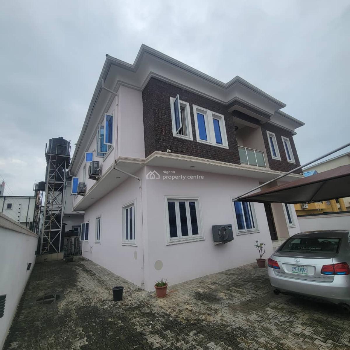 5 Bedroom Fully Detached Duplex with Bq for Office, Osapa, Lekki, Lagos, Detached Duplex for Rent