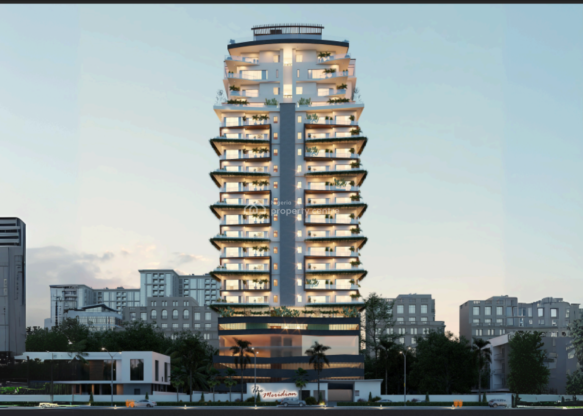 Meridian Tower// Spacious 2/3 Bedroom Apartments with Ocean View, Oko-awo Street, Victoria Island (vi), Lagos, Flat / Apartment for Sale