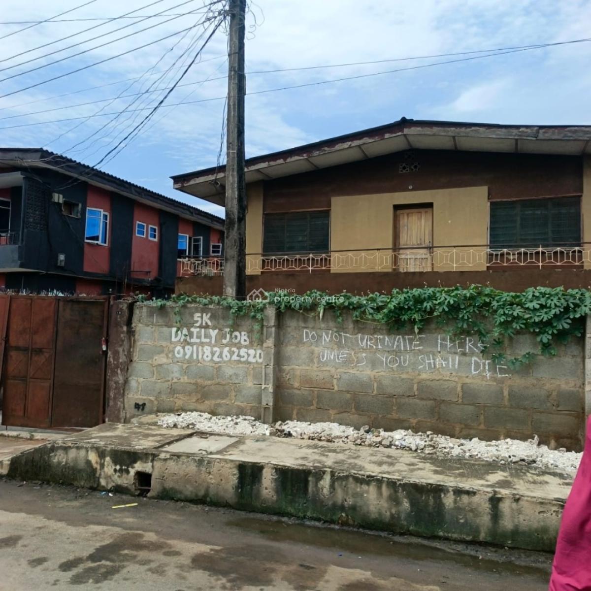 Standard 4 Flats of 3 Bedroom Apartment, Dopemu, Agege, Lagos, Block of Flats for Sale