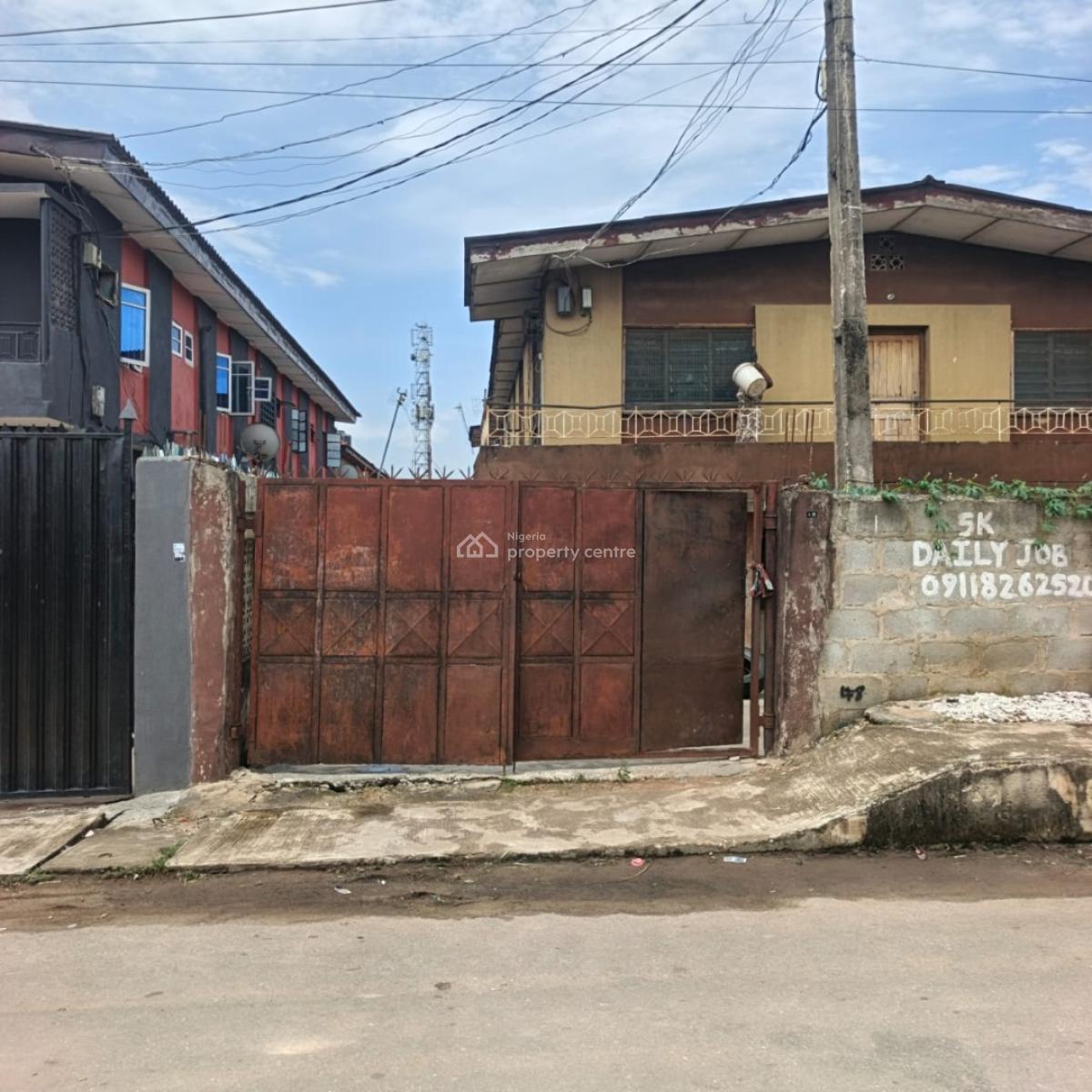 Standard 4 Flats of 3 Bedroom Apartment, Dopemu, Agege, Lagos, Block of Flats for Sale