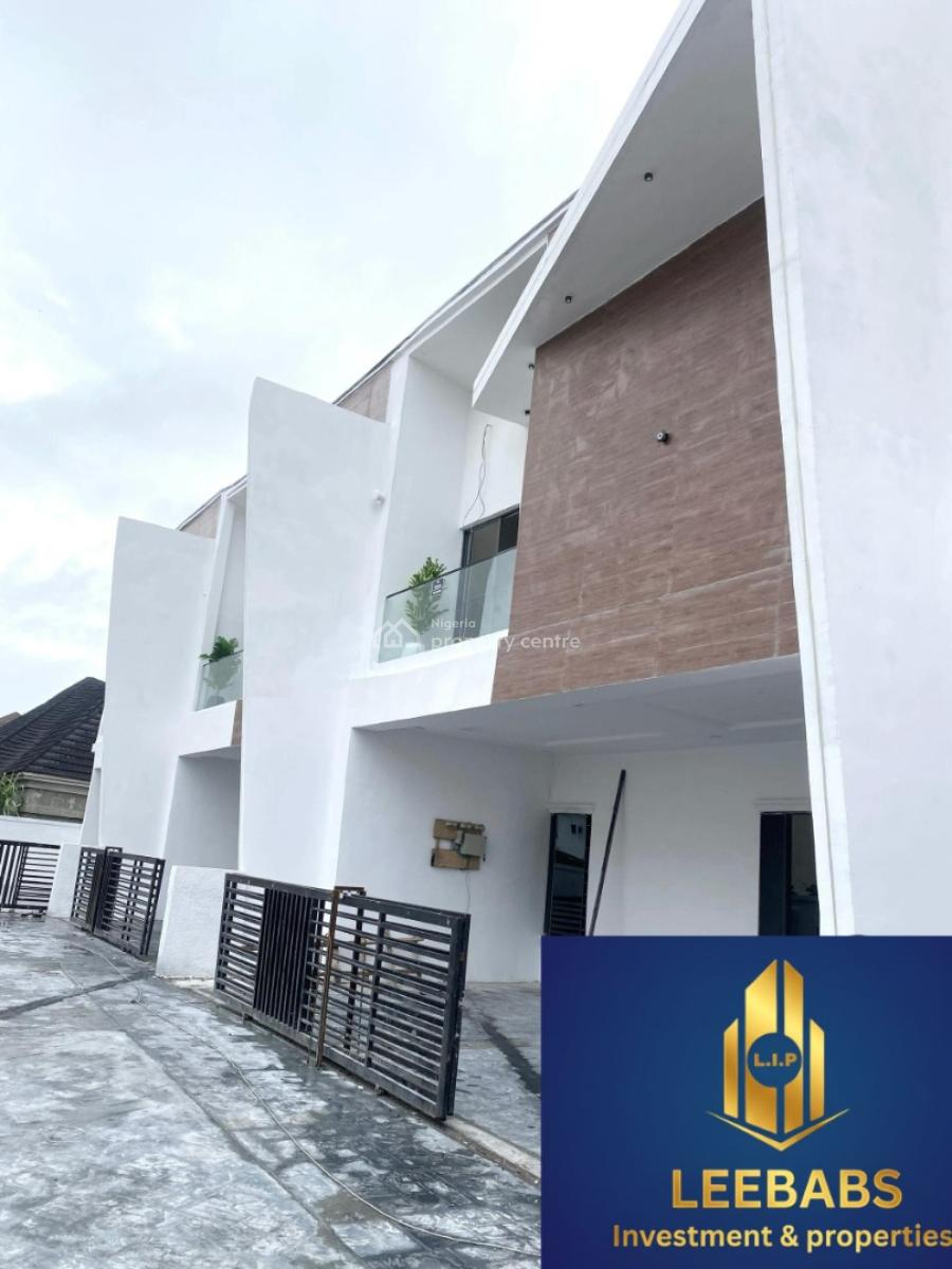 Newbuilt Genuinely Spacious 4bedroom Terrace Duplex with Self Compound, Ajah, Lagos, Terraced Duplex for Sale